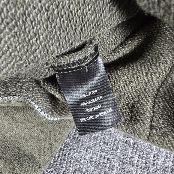 Torrid Jacket French Terry Knit Utility Shirt Jacket Green Size 1 - Picture 4 of 8